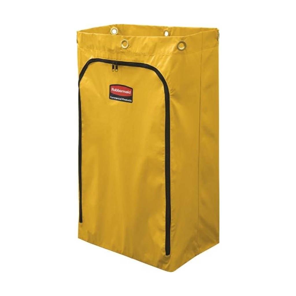 Bolsa De Vinil P/Carrito De Limpieza Trad Amarilla 24 Gal