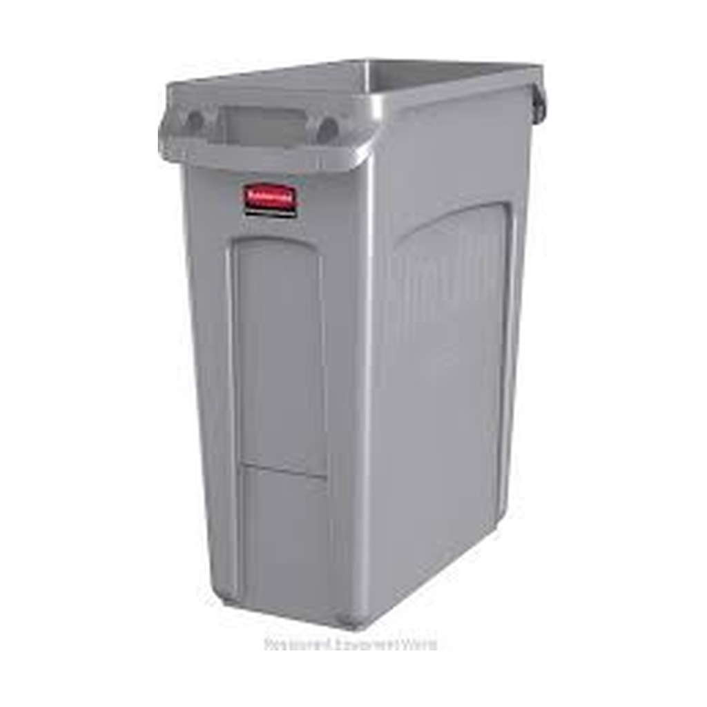 Contenedor Slim Jim 16 Gal Gris