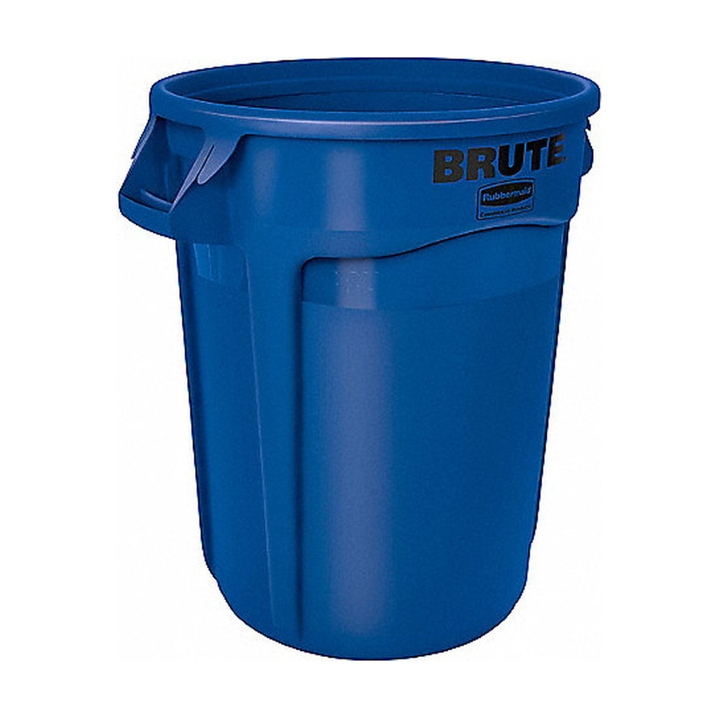 Contenedor Brute Sin Tapa Azul 32 Gal/121 Lt