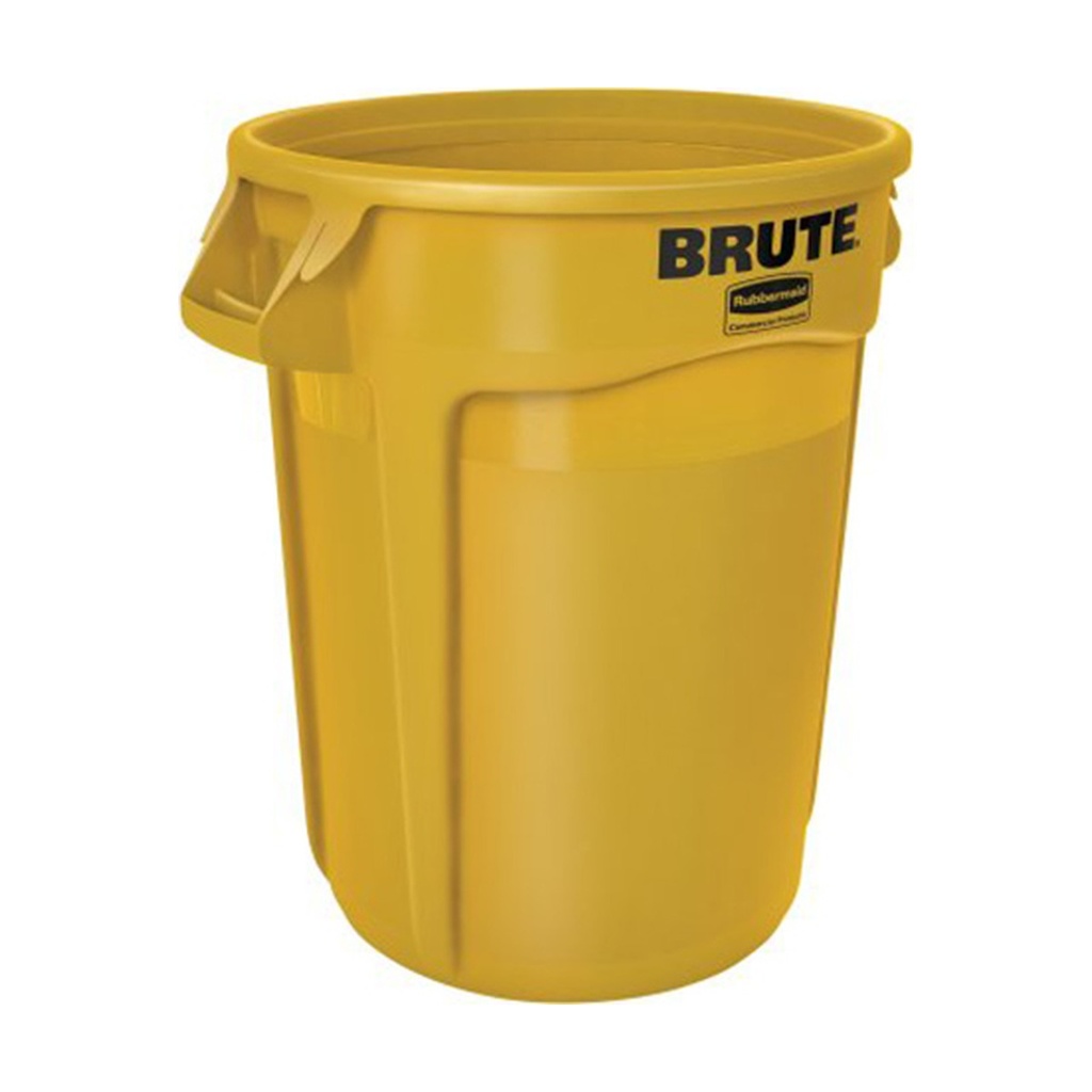 Contenedor Brute Sin Tapa Amarillo 32 Gal/121 Lt