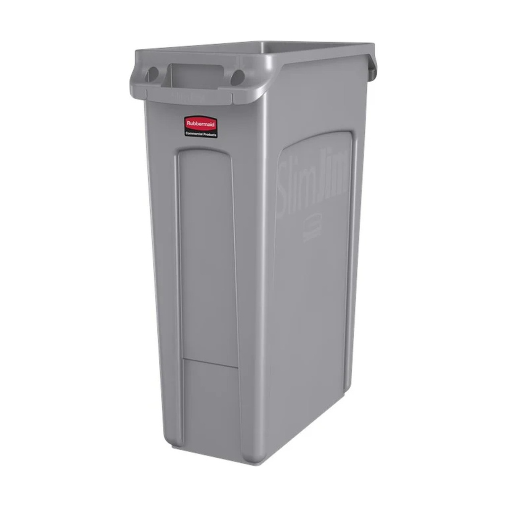 [FG354060GRAY] Contenedor P/Basura Slim Jim Gris Rubbermaid 23 Gal