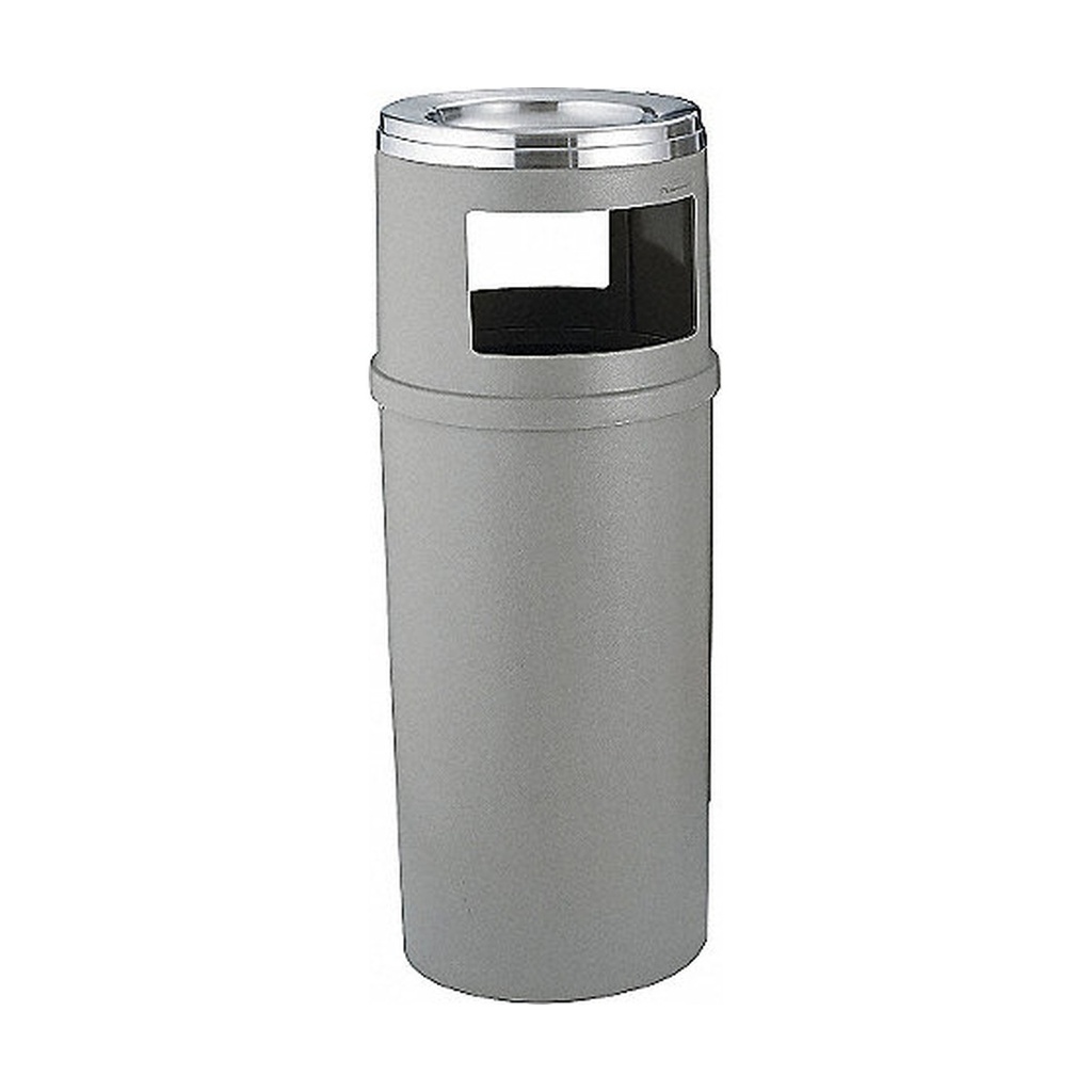 Contenedor Con Cenicero Gris
