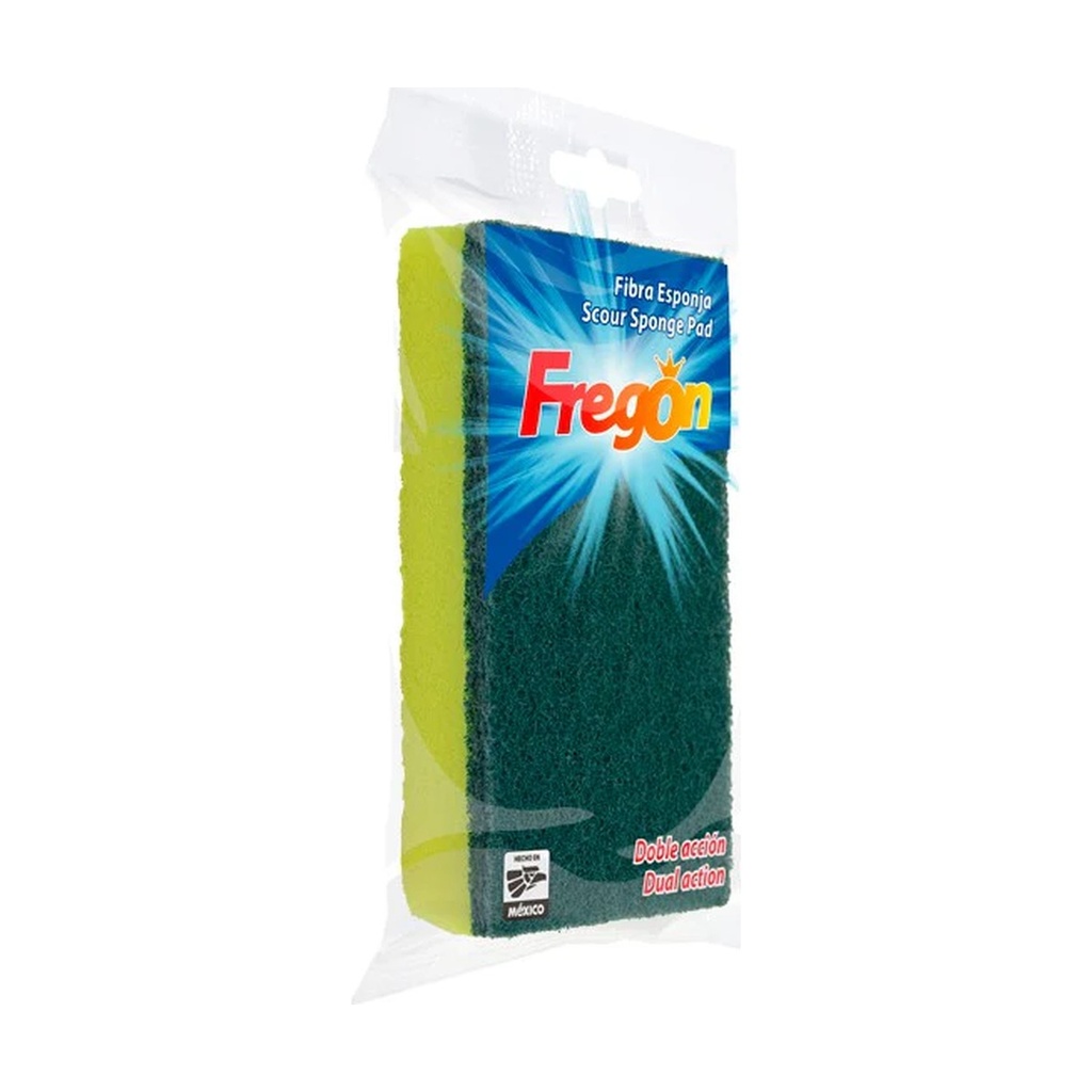 Fibra Verde C/Esponja Grande