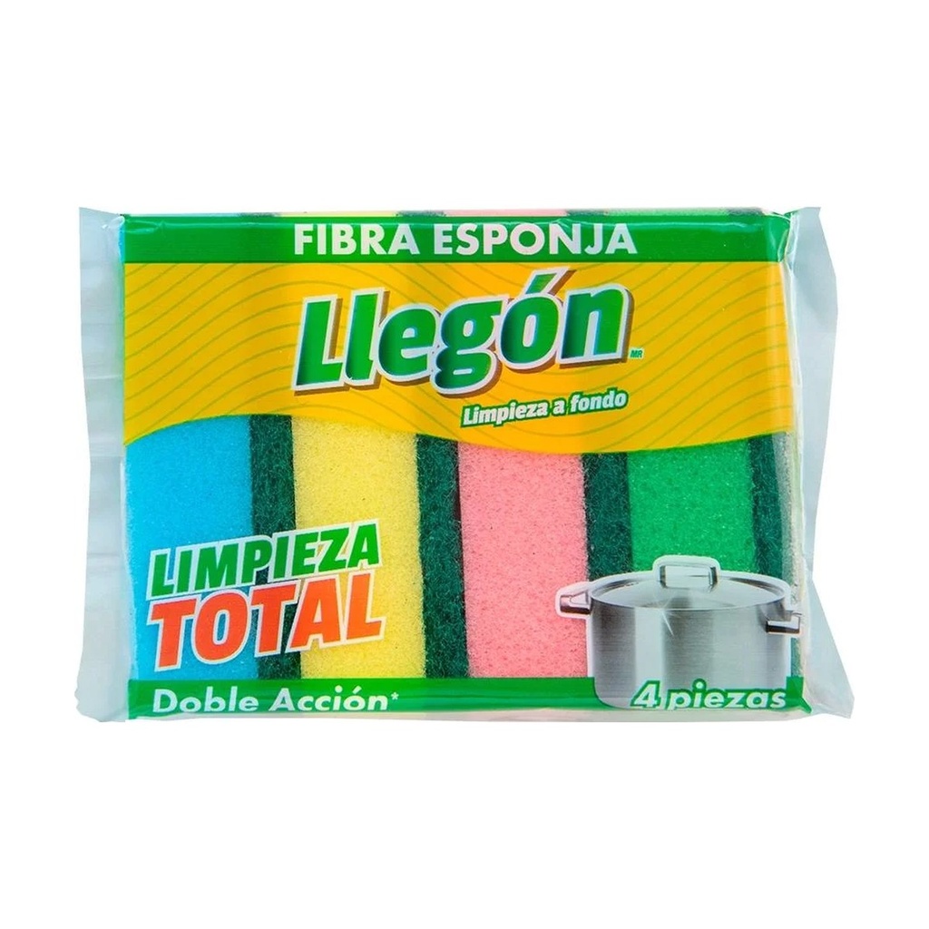 Fibra Esponja Chica Llegon 4 Pack