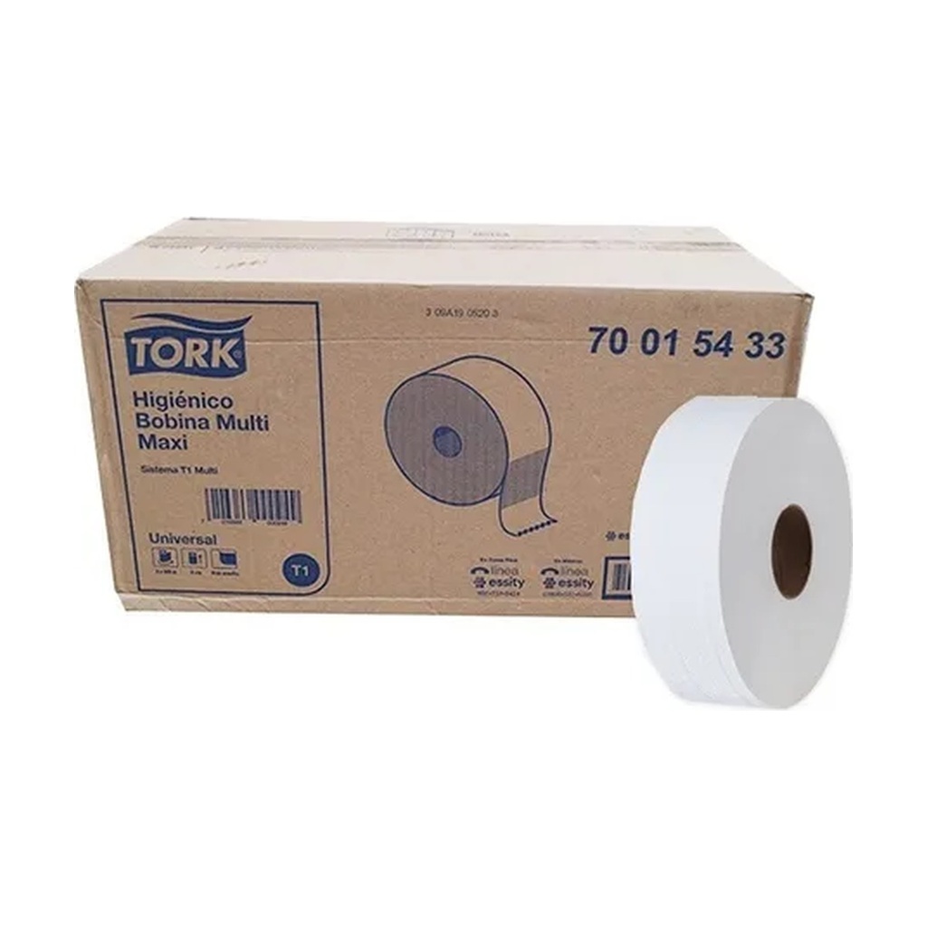 Higiénico Universal Bobina Maxi Tork 500 Mts Cja 6/500 Pza