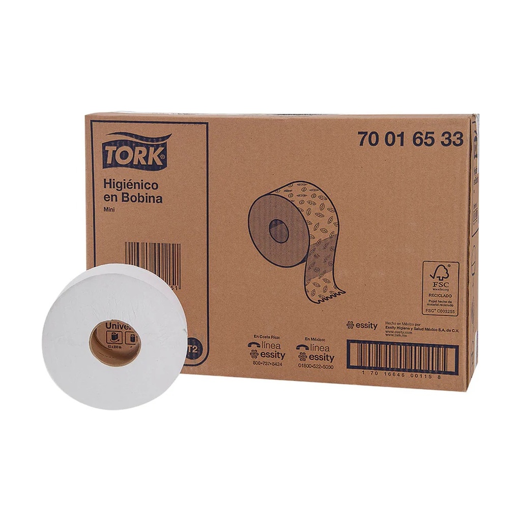 [70016520M] Tork Higienico Bobina Mini Universal Hs T2