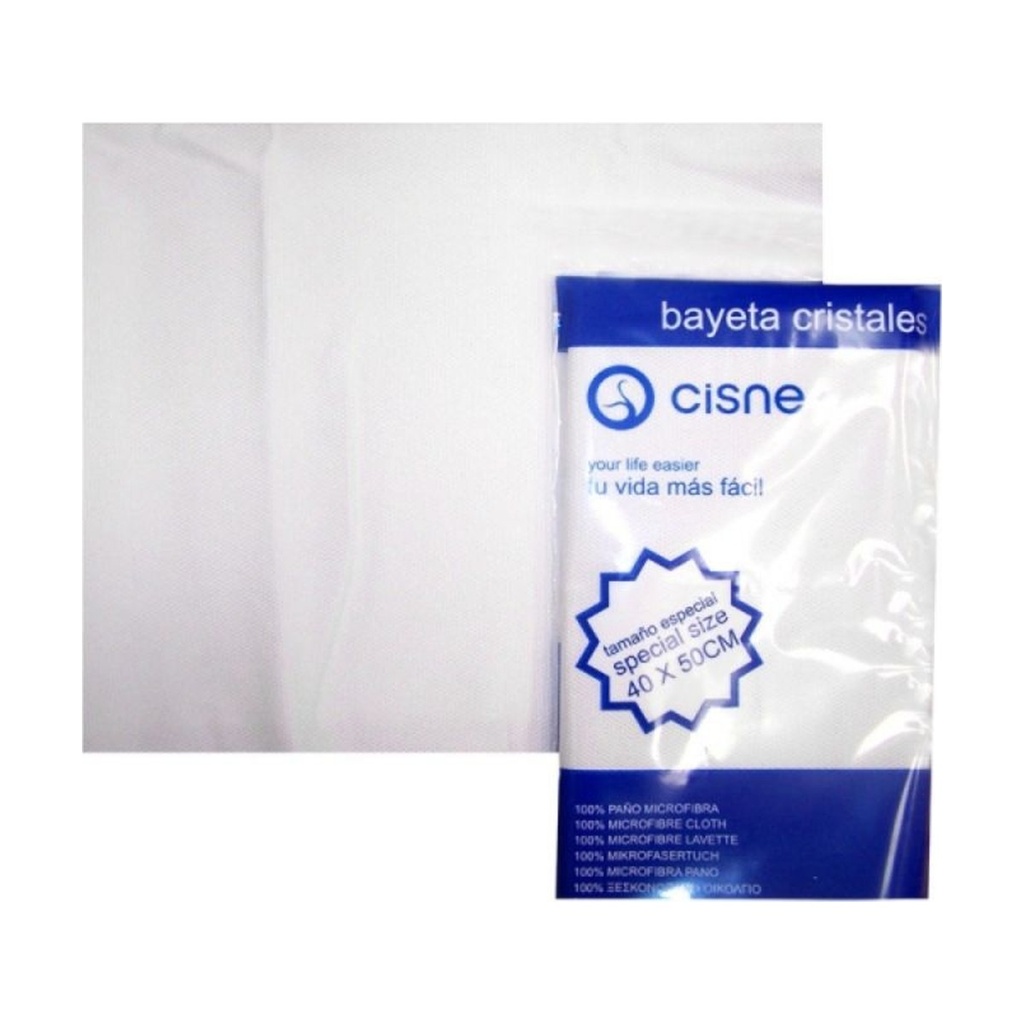Bayeta Microfibra Cristales 40X50 Blanca