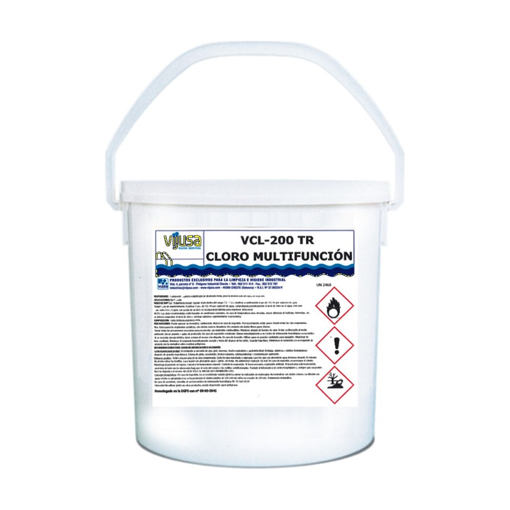 Vcl-90 Cloro Polvo Cub 3 Kgs