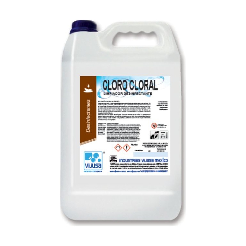 Cloro Cloral Vijusa 20 Lts (Limpiador)