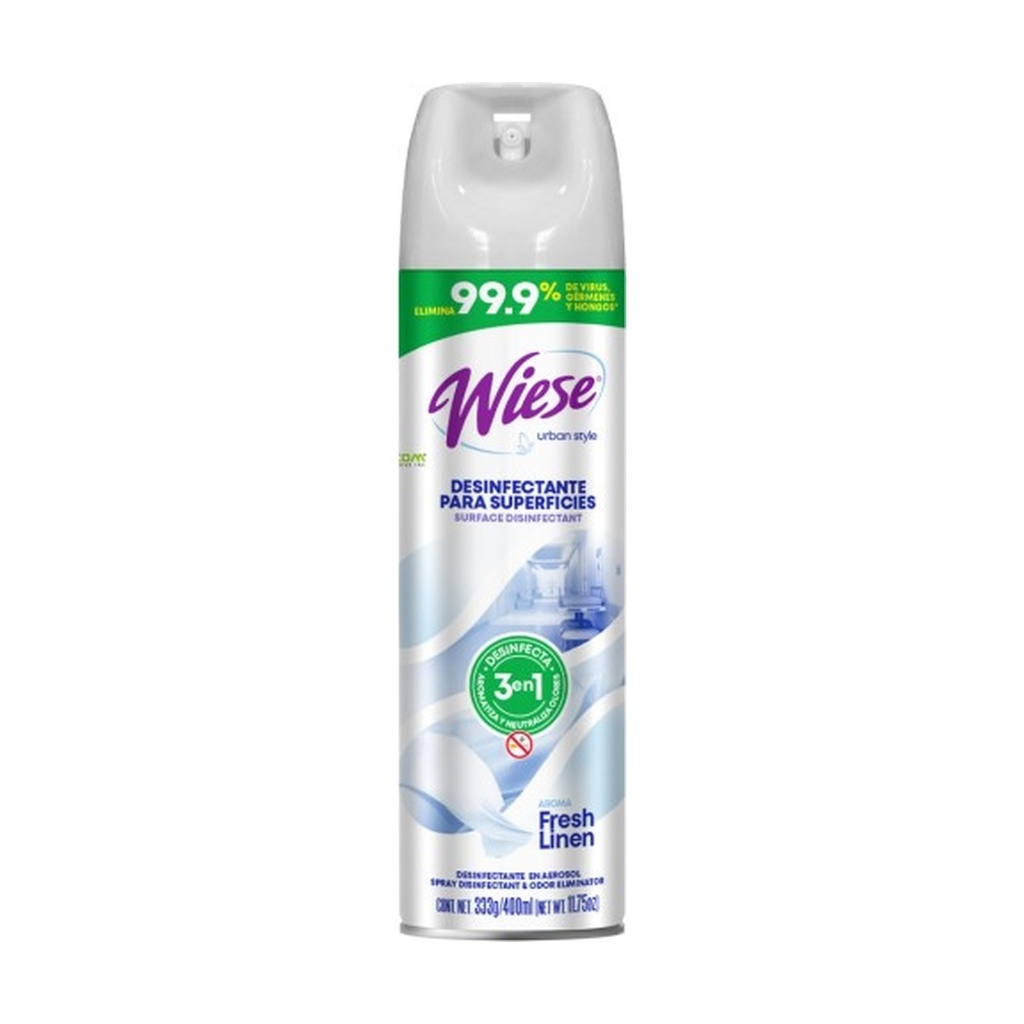 Desinfectante Wiese Fresh Linen 323 Gr/400 Ml