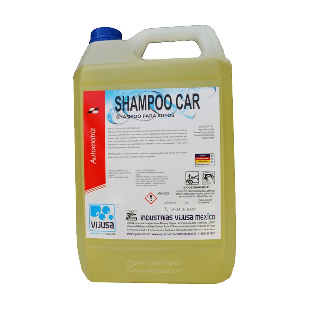 Shampoo-Car Vijusa 5 Lts (Auto)