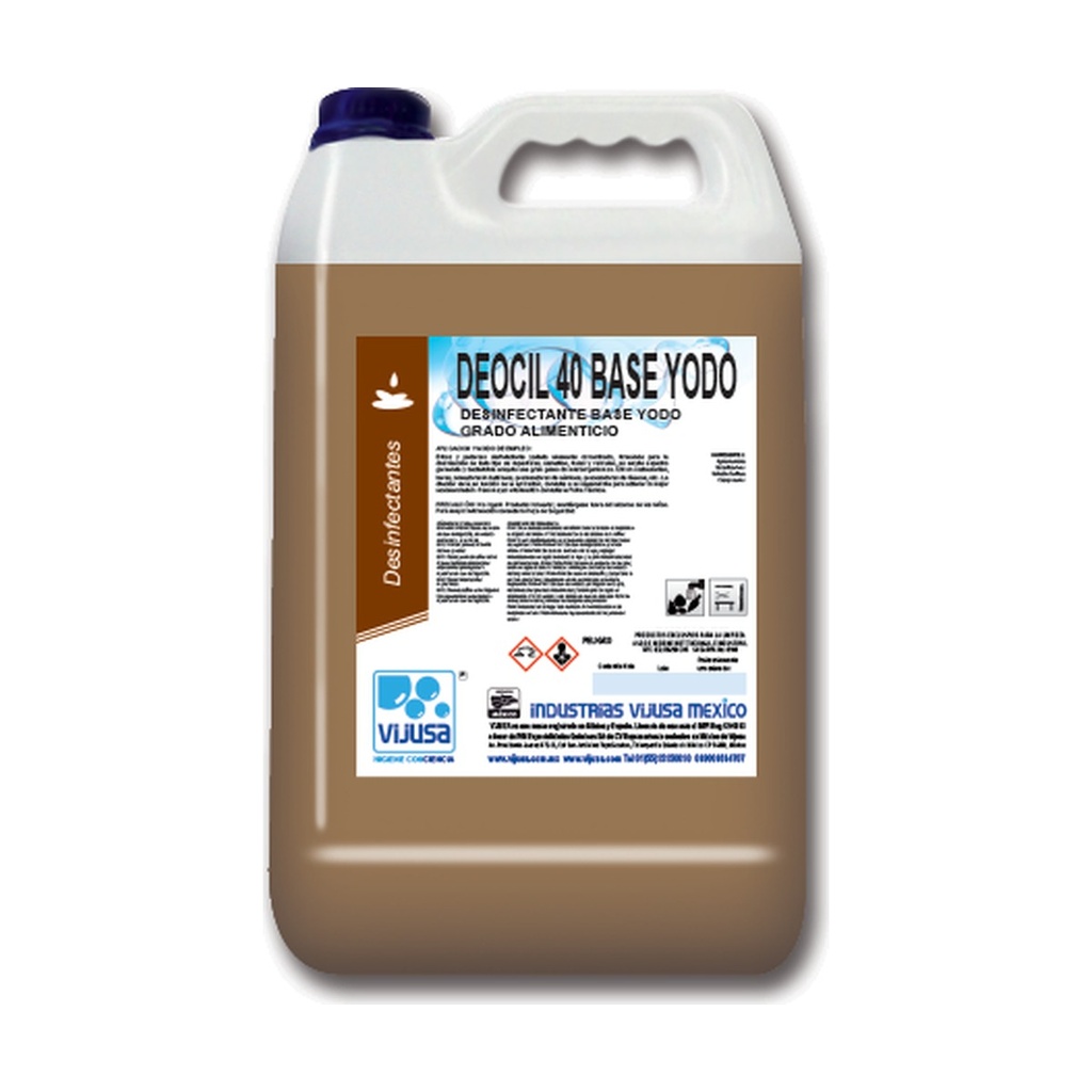 Deocil 40 Base Yodo Vijusa 5 Lts (Bact)