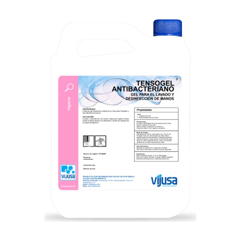 [PS1TGABC7] Tensogel Antibacteriano Vijusa 5 Lts