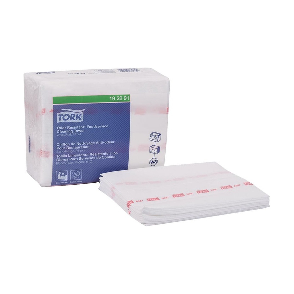 Paños Anticrobiales Tork Blanco 4P Aq 50 H