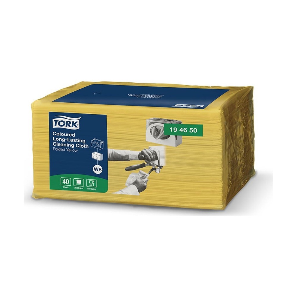 Tork Wiper De Limpieza Amarillo Paq C/40