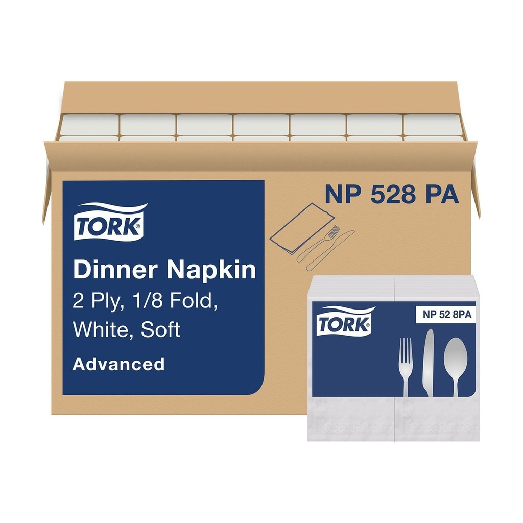 Servilleta Dinner 1/8 Advanced Tork 28/100